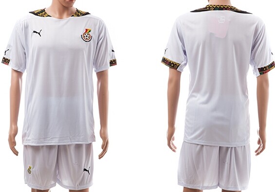 2014 World Cup Ghana Blank (or Custom) Home Soccer Shirt Kit