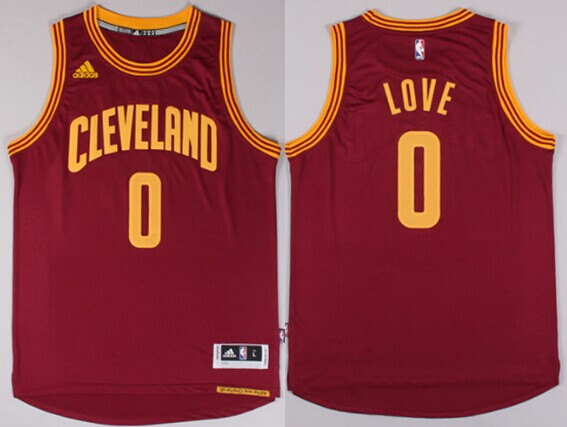 Cleveland Cavaliers #0 Kevin Love Revolution 30 Swingman 2014 New Red Jersey