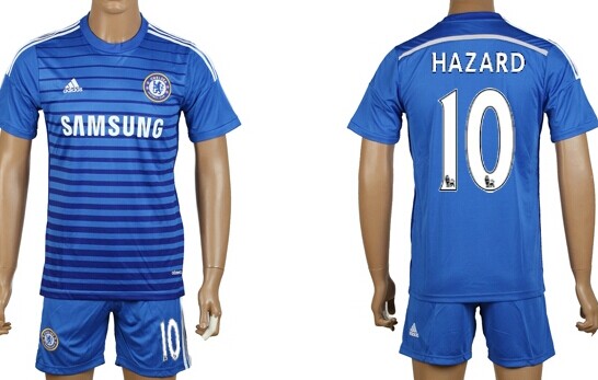 2014/15 Chelsea FC #10 Hazard Home Soccer Shirt Kit