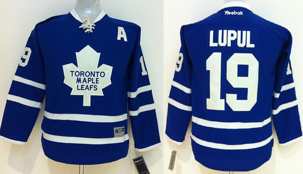 Toronto Maple Leafs #19 Joffrey Lupul Blue Kids Jersey