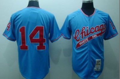 Chicago White Sox #14 Bill Melton Blue Throwback Jersey