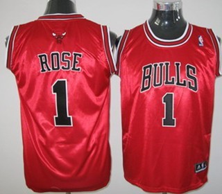 Chicago Bulls #1 Derrick Rose Red Kids Jersey