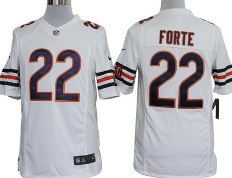 Nike Chicago Bears #22 Matt Forte White Limited Jersey