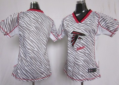 Nike Atlanta Falcons Blank 2012 Womens Zebra Fashion Jersey