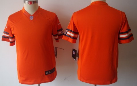 Nike Chicago Bears Blank Orange Limited Kids Jersey