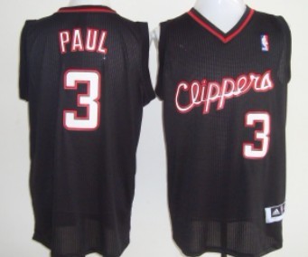 Los Angeles Clippers #3 Chris Paul Revolution 30 Authentic Black Jersey