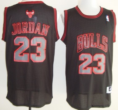 Chicago Bulls #23 Michael Jordan 2012 Graystone Revolution 30 Authentic Black Jersey