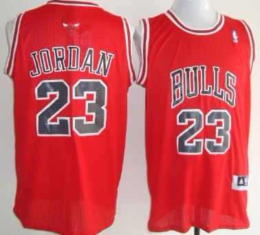 Chicago Bulls #23 Michael Jordan Revolution 30 Authentic Red Jersey