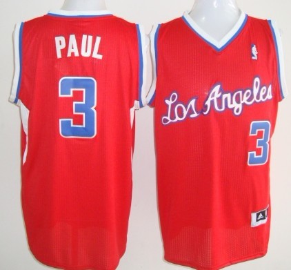 Los Angeles Clippers #3 Chris Paul Revolution 30 Authentic Red Jersey