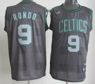 Boston Celtics #9 Rajon Rondo Black Rhythm Fashion Jersey