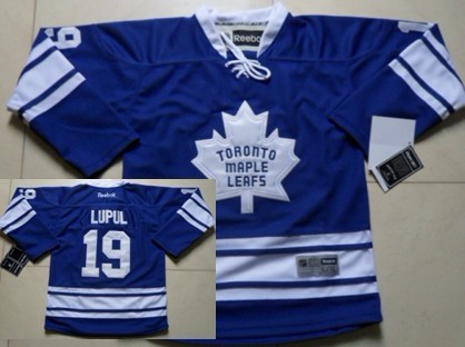Toronto Maple Leafs #19 Joffrey Lupul Blue Third Kids Jersey