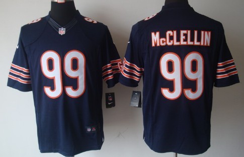 Nike Chicago Bears #99 Shea McClellin Blue Limited Jersey