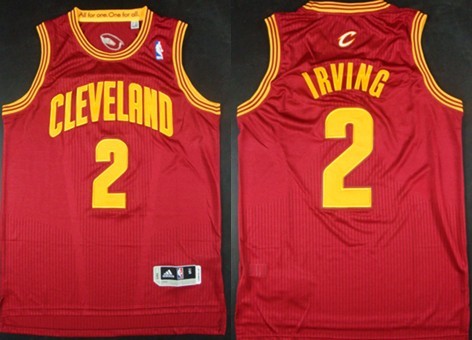 Cleveland Cavaliers #2 Kyrie Irving Revolution 30 Authentic Red Jersey
