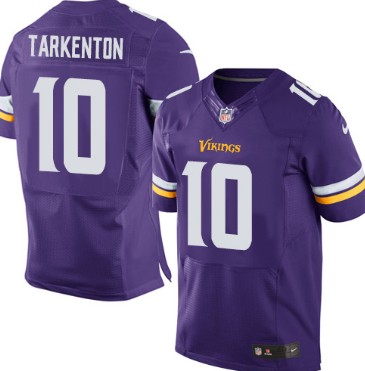 Nike Minnesota Vikings #10 Fran Tarkenton 2013 Purple Elite Jersey