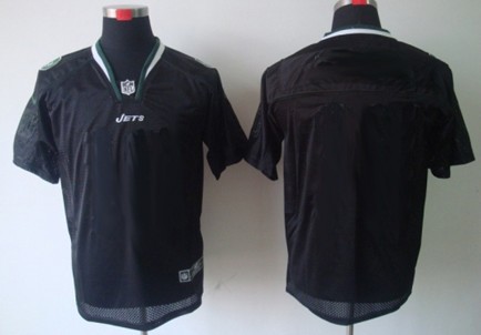 Men's Nike New York Jets Customized Lights Out Black Elite Jersey