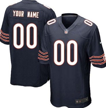 Kids' Nike Chicago Bears Customized Blue Limited Jersey