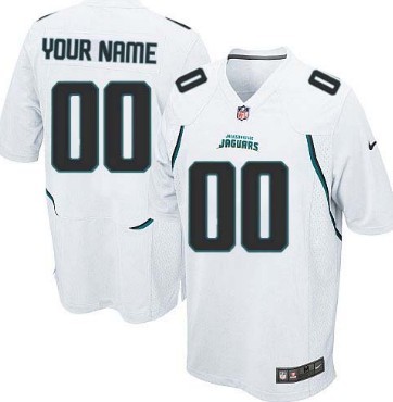 Kids' Nike Jacksonville Jaguars Customized White Game Jersey