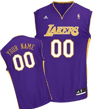 Mens Los Angeles Lakers Customized Purple Jersey