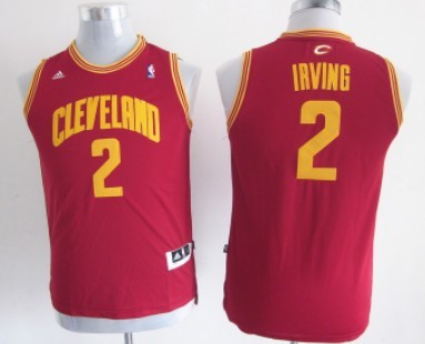 Cleveland Cavaliers #2 Kyrie Irving Red Kids Jersey