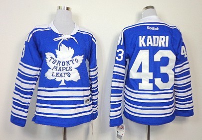 Toronto Maple Leafs #43 Nazem Kadri 2014 Winter Classic Blue Womens Jersey