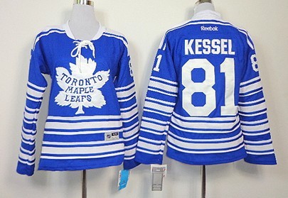 Toronto Maple Leafs #81 Phil Kessel 2014 Winter Classic Blue Womens Jersey