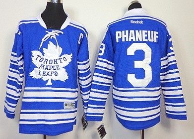Toronto Maple Leafs #3 Dion Phaneuf 2014 Winter Classic Blue Kids Jersey