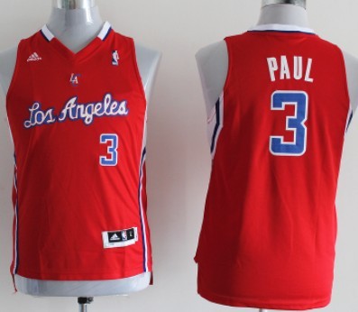Los Angeles Clippers #3 Chris Paul Red Kids Jersey