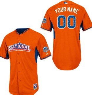 Kids' National League Customized 2013 All-Star Orange Jersey