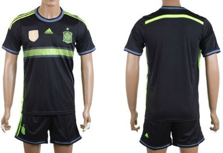 2014 World Cup Spain Blank (or Custom) Away Soccer Shirt Kit