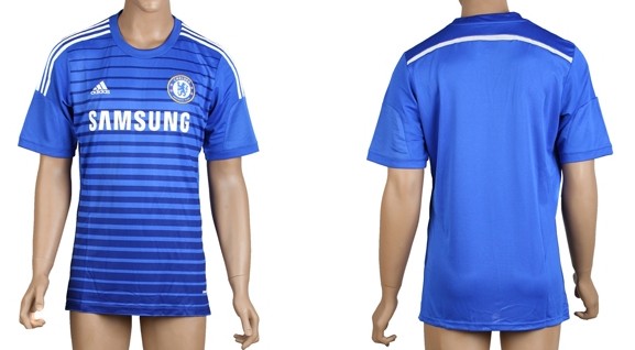 2014/15 Chelsea FC Blank (or Custom) Home Soccer AAA+ T-Shirt