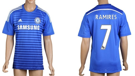 2014/15 Chelsea FC #7 Ramires Home Soccer AAA+ T-Shirt