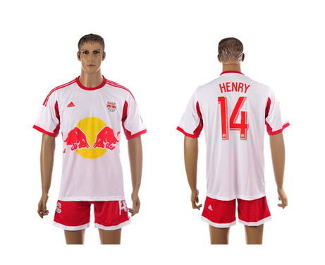 2015-16 New York #14 Henry Home Soccer Shirt Kit