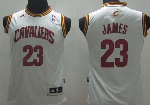 Cleveland Cavaliers #23 LeBron James White Kids Jersey