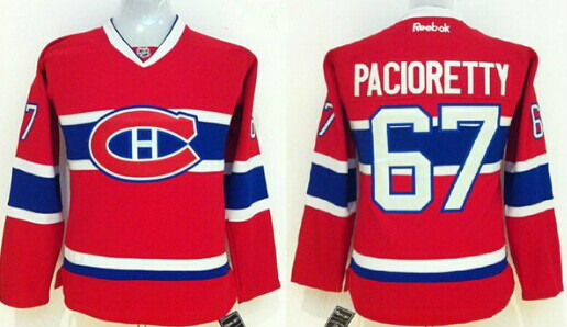 Montreal Canadiens #67 Max Pacioretty Red Womens Jersey