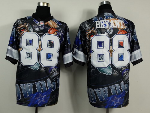 Nike Dallas Cowboys #88 Dez Bryant 2014 Fanatic Fashion Elite Jersey