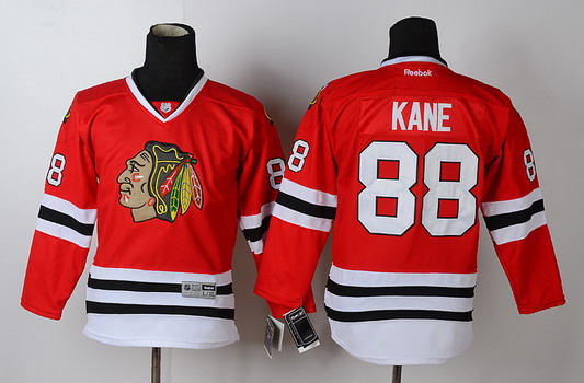 Chicago Blackhawks #88 Patrick Kane Red Kids Jersey