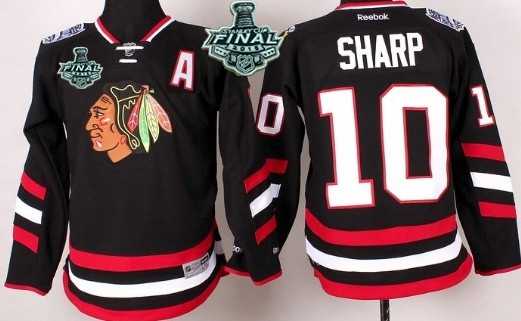 Chicago Blackhawks #10 Patrick Sharp 2015 Stanley Cup 2014 Stadium Series Black Kids Jersey