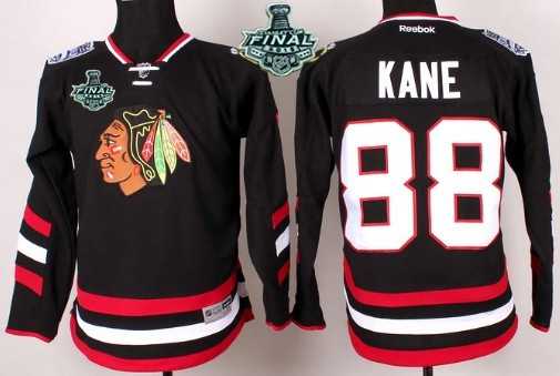 Chicago Blackhawks #88 Patrick Kane 2015 Stanley Cup 2014 Stadium Series Black Kids Jersey