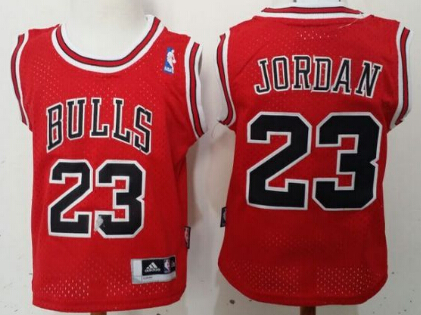 Chicago Bulls #23 Michael Jordan Red Toddlers kids Jersey