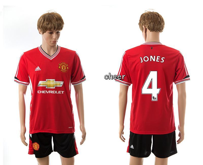 2015 Manchester United HOME 4# Soccer Jerseys