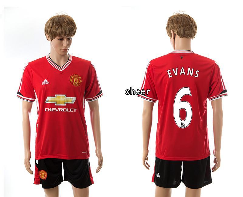 2015 Manchester United HOME 6# Soccer Jerseys