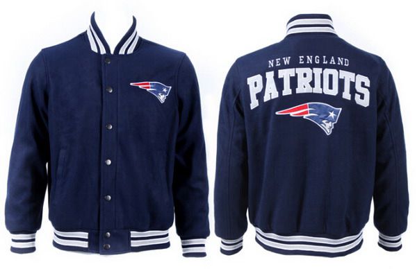 Men's New England Patriots Navy Jacket FY