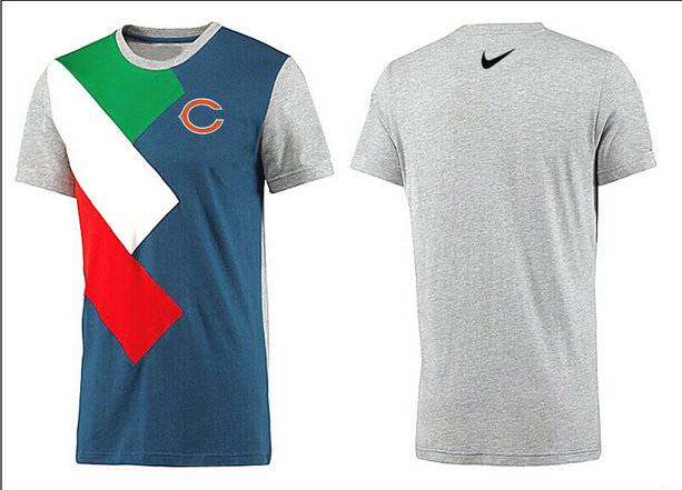 Mens 2015 Nike Nfl Chicago Bears T-shirts 25
