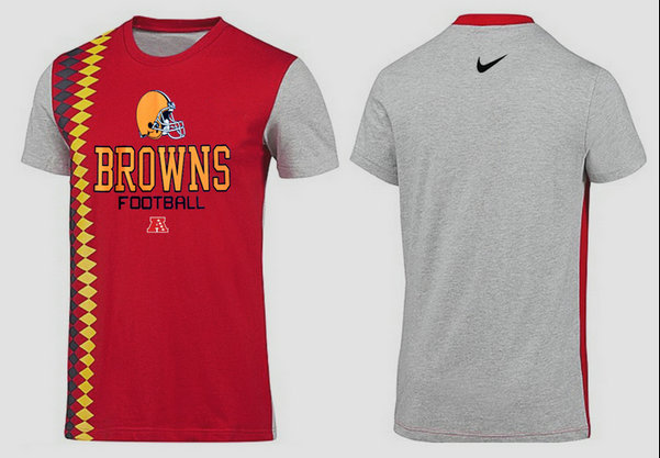 Mens 2015 Nike Nfl Cleveland Browns T-shirts 69
