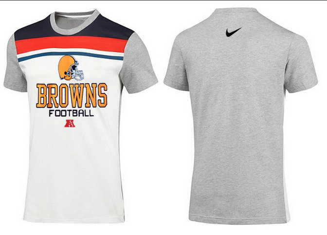Mens 2015 Nike Nfl Cleveland Browns T-shirts 71