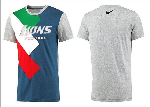 Mens 2015 Nike Nfl Detroit Lions T-shirts 42