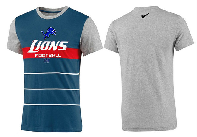 Mens 2015 Nike Nfl Detroit Lions T-shirts 63