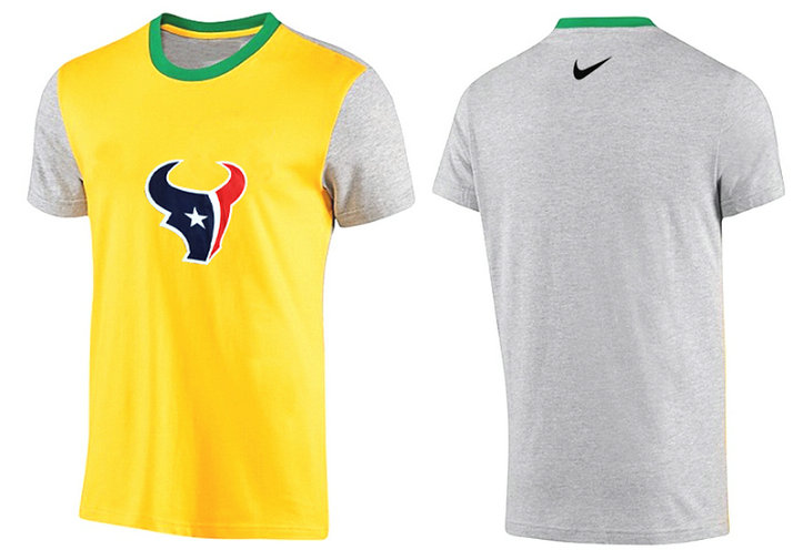 Mens 2015 Nike Nfl Houston Texans T-shirts 2