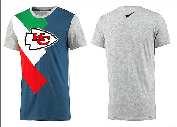 Mens 2015 Nike Nfl Kansas City Chiefs T-shirts 10