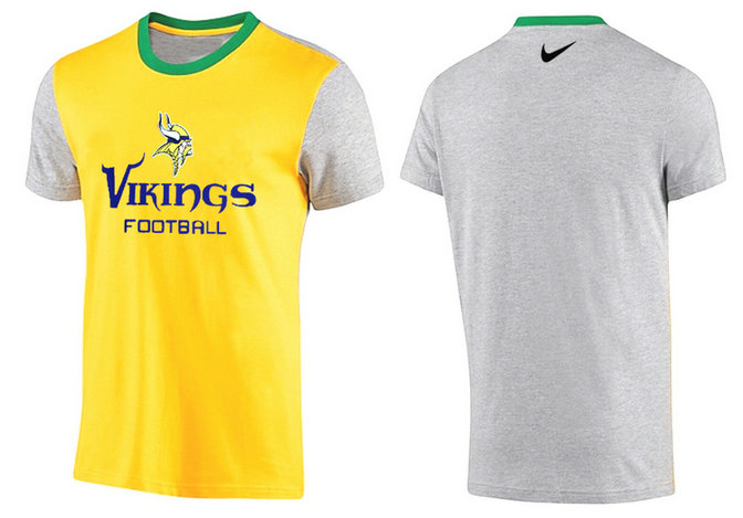 Mens 2015 Nike Nfl Minnesota VikingsT-shirts 33